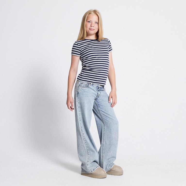 Ribbed tee "Ronja stripe"